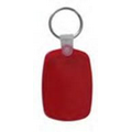 Rectangular/Rd. Corners Key Tag - Red